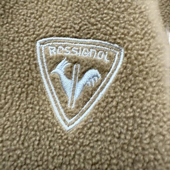 Rossignol Fleece Ski Top Size 14 Boys Brown 1/4 Zip Mock Neck Pullover - Picture 7 of 12